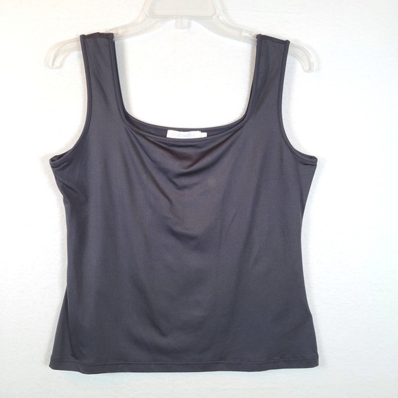 Anne Fontaine Tops - Anne Fontaine Women Tank Square Neck Minimalist Lady P05 Size 12 Black